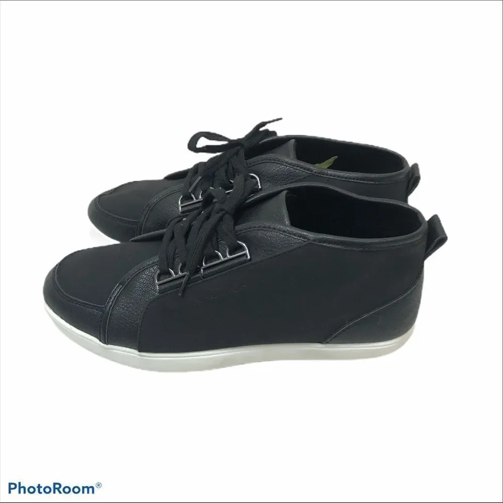 Nautica Ladies Lubec Black‎ High Top Sneakers